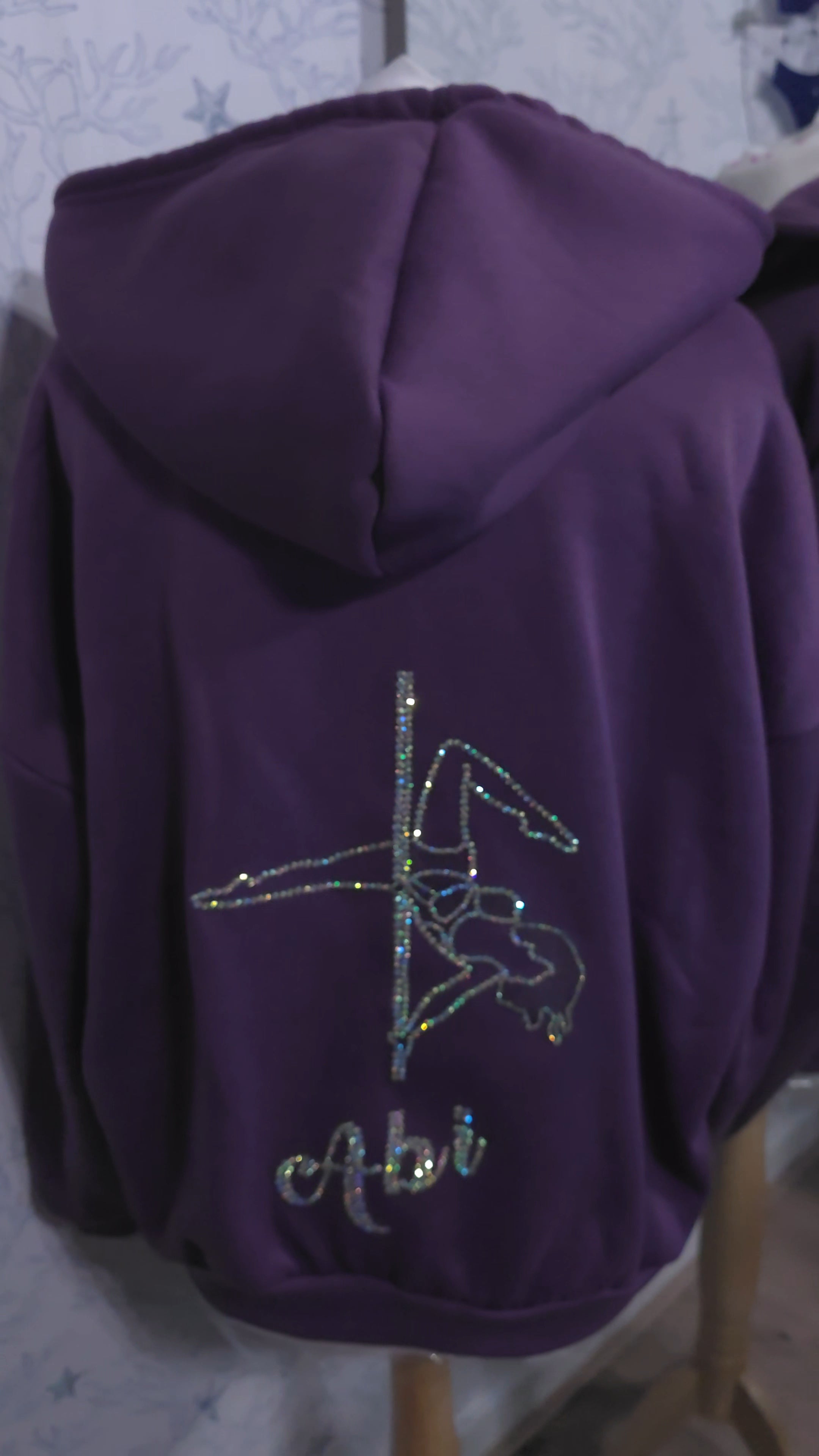 Custom Rhinestone Hoodie