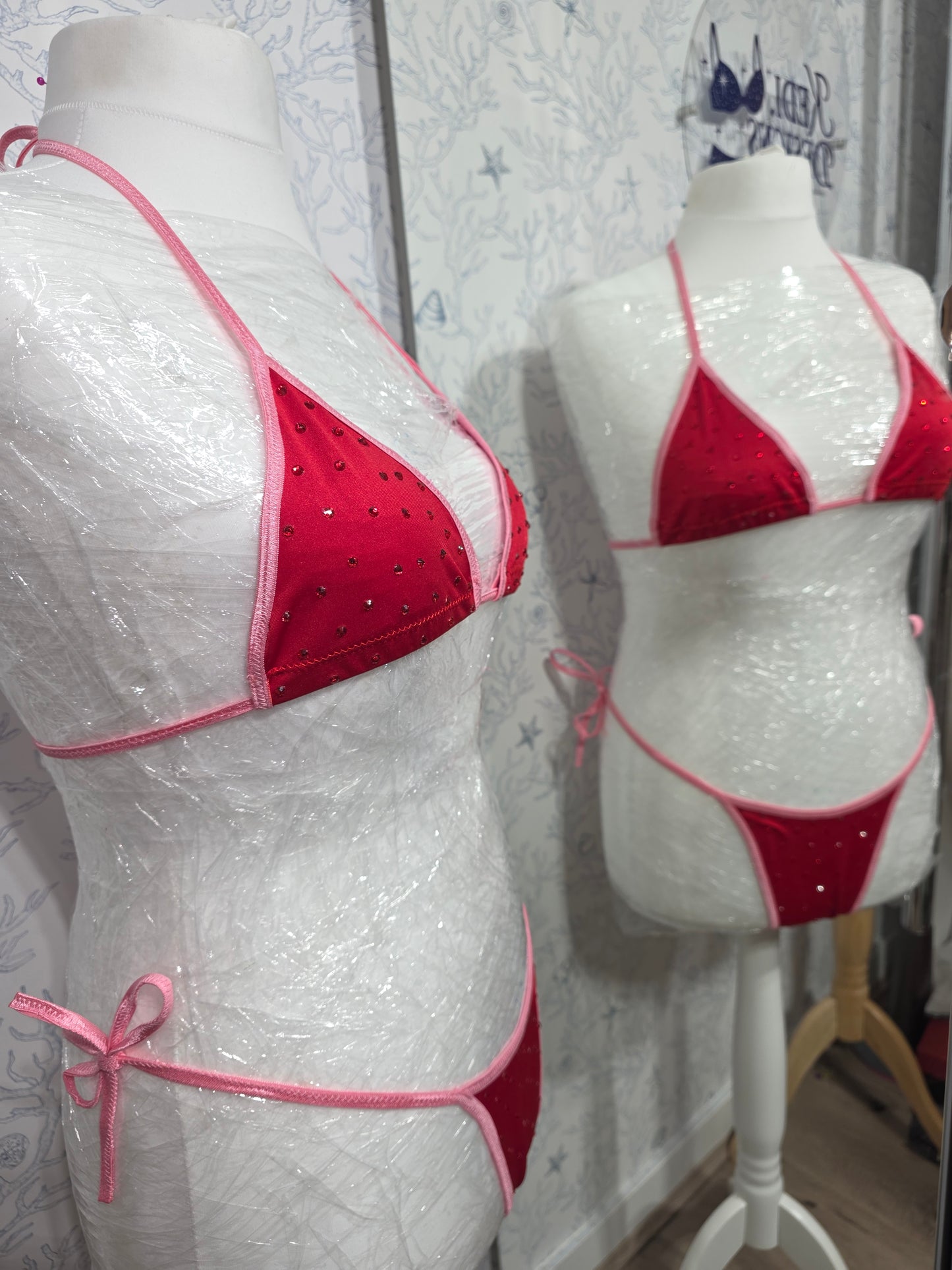 Red and Pink 6 inch 10-16