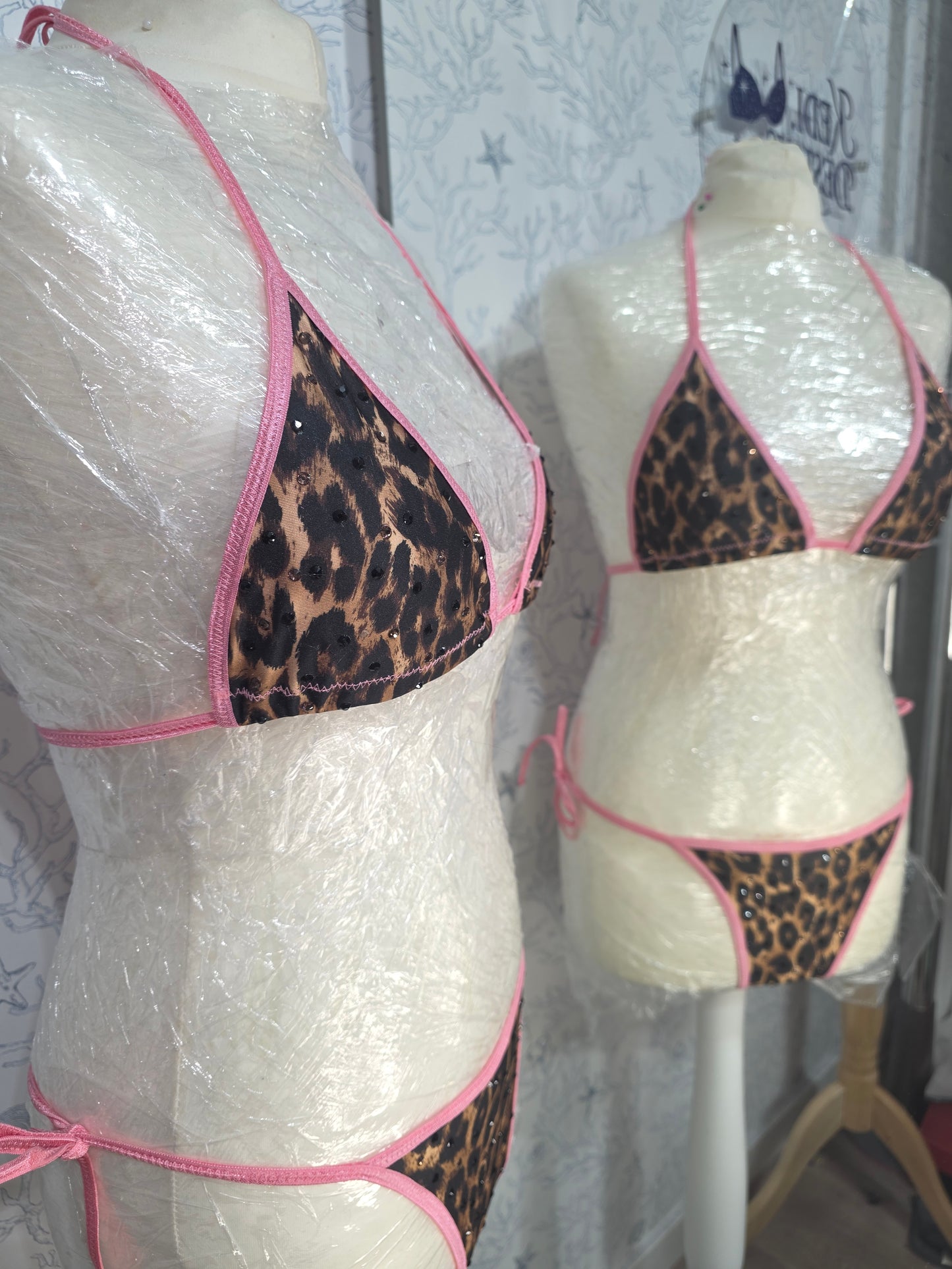 Leopard and Pink 6 inch 6-12