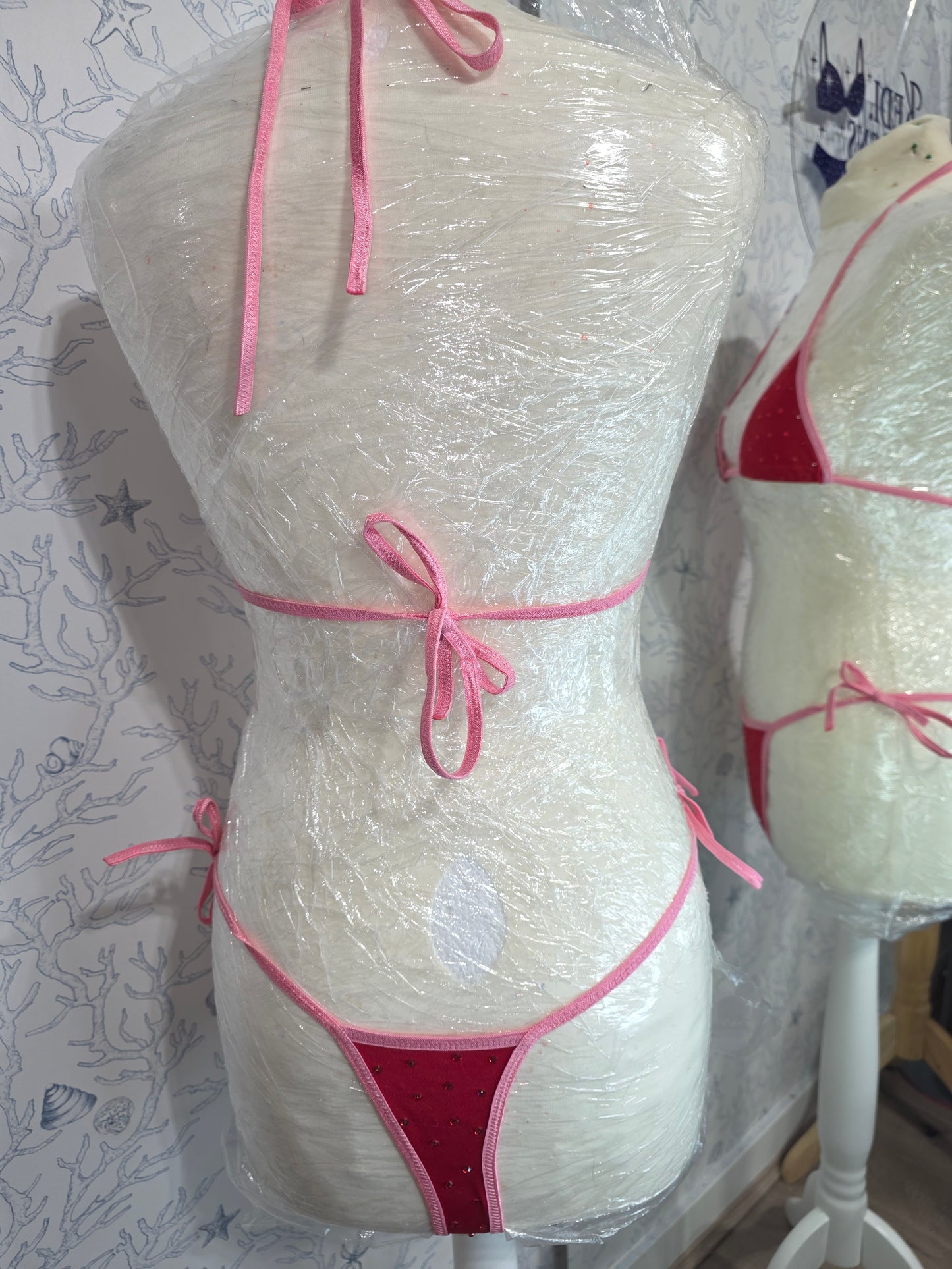 Red and Pink set 4 inch 6-12
