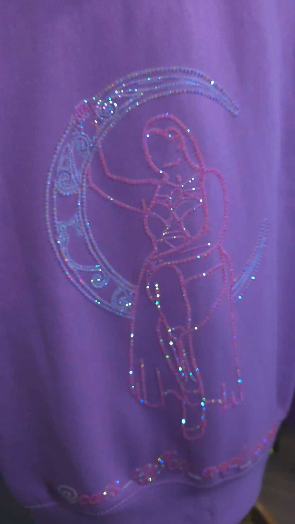 Custom Rhinestone Hoodie