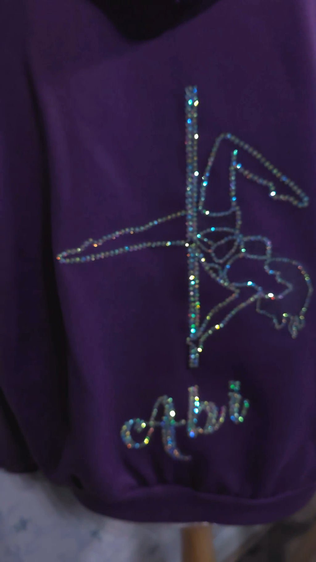 Custom Rhinestone Hoodie