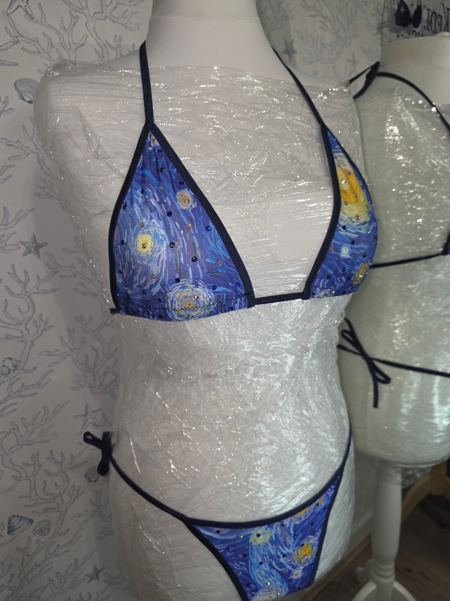 Starry Night Navy 6 inch 10 -16