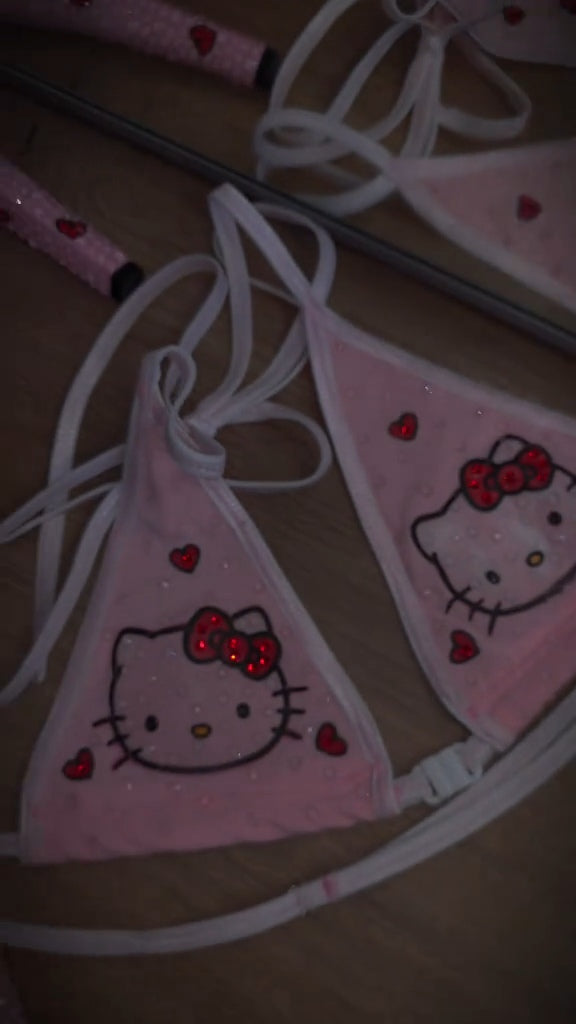Hello Kitty Print pink Bikini