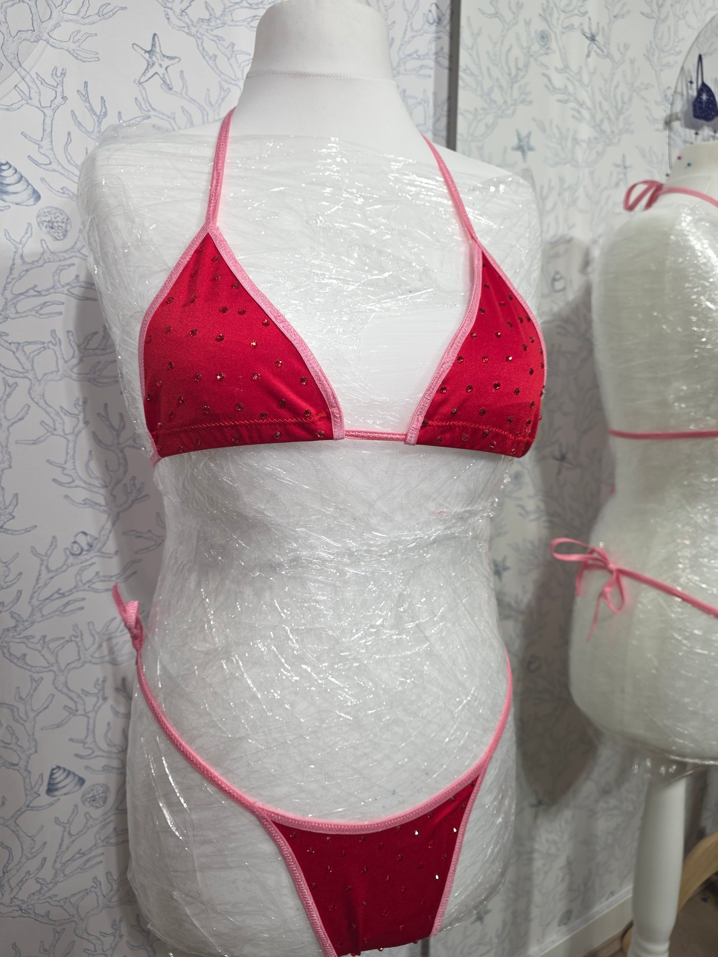 Red and Pink 6 inch 10-16