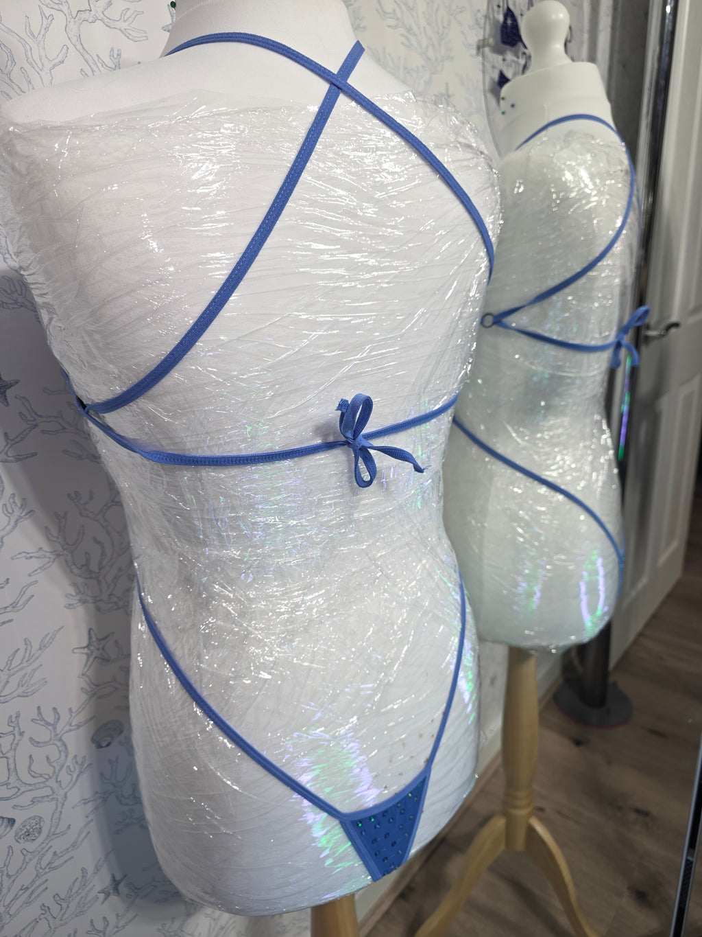 Rhinestoned One Piece