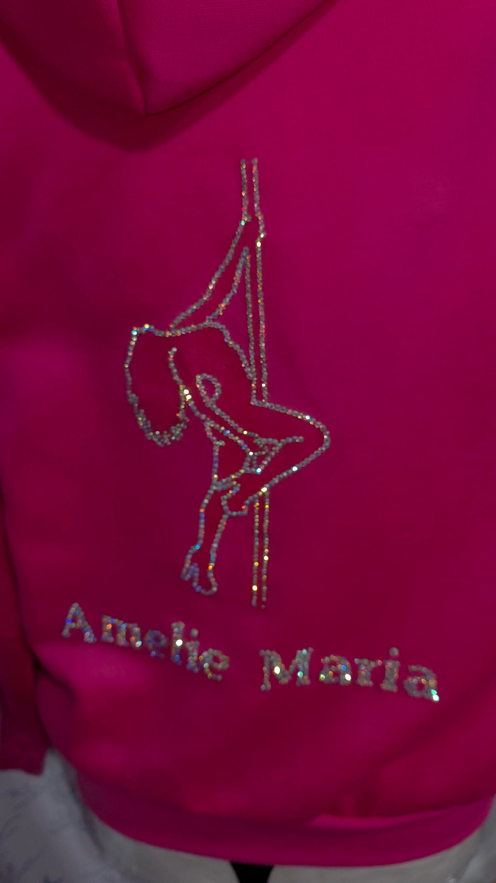 Custom Rhinestone Hoodie