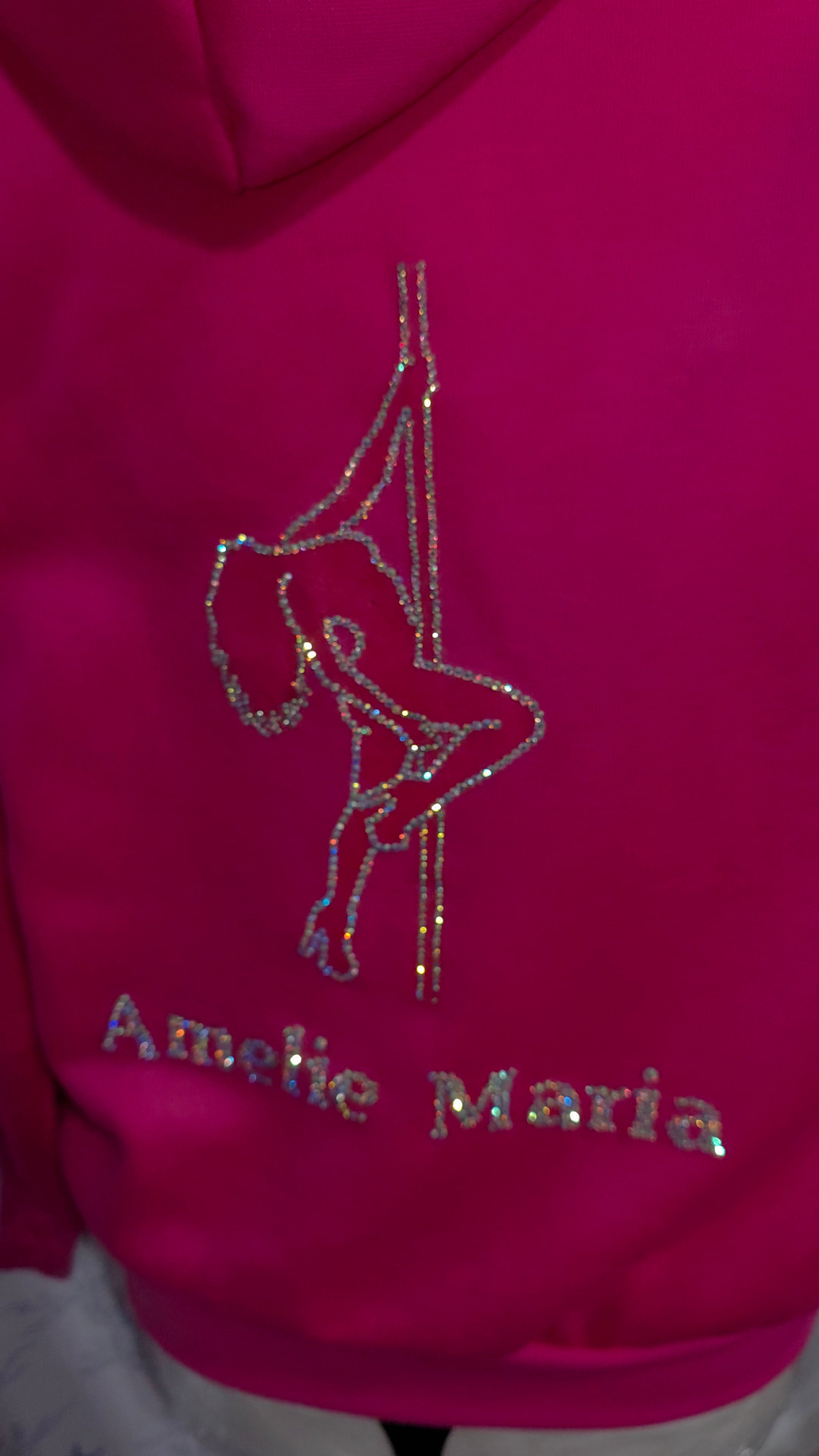 Custom Rhinestone Hoodie