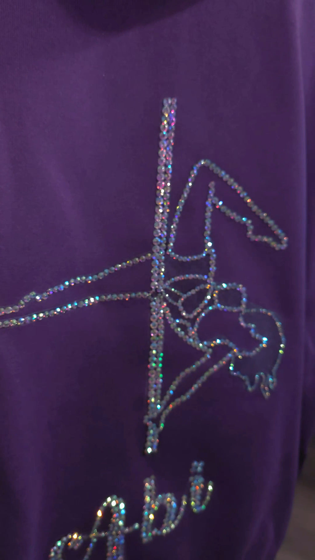 Custom Rhinestone Hoodie