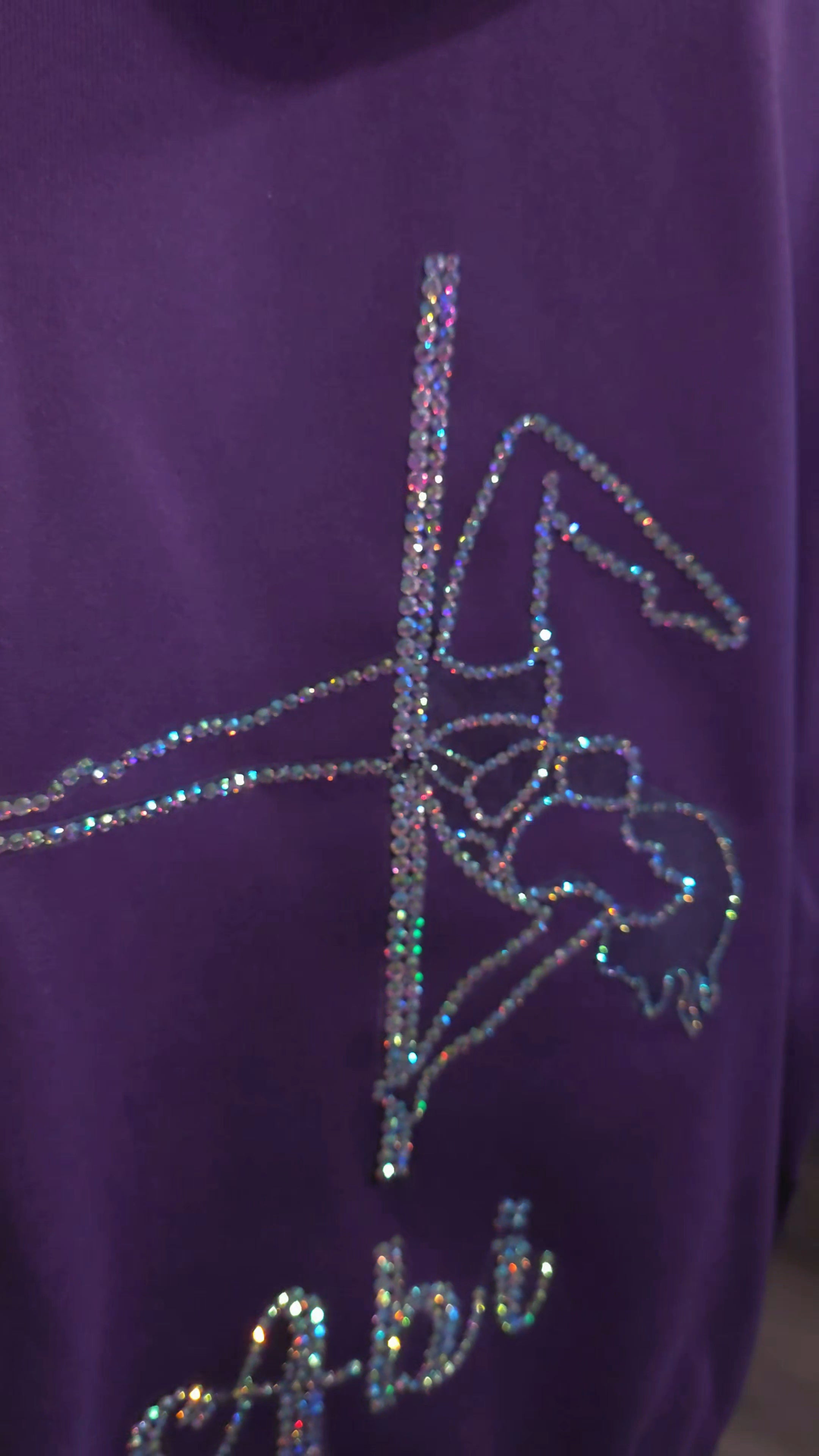 Custom Rhinestone Hoodie