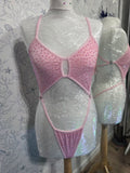 Rhinestoned One Piece