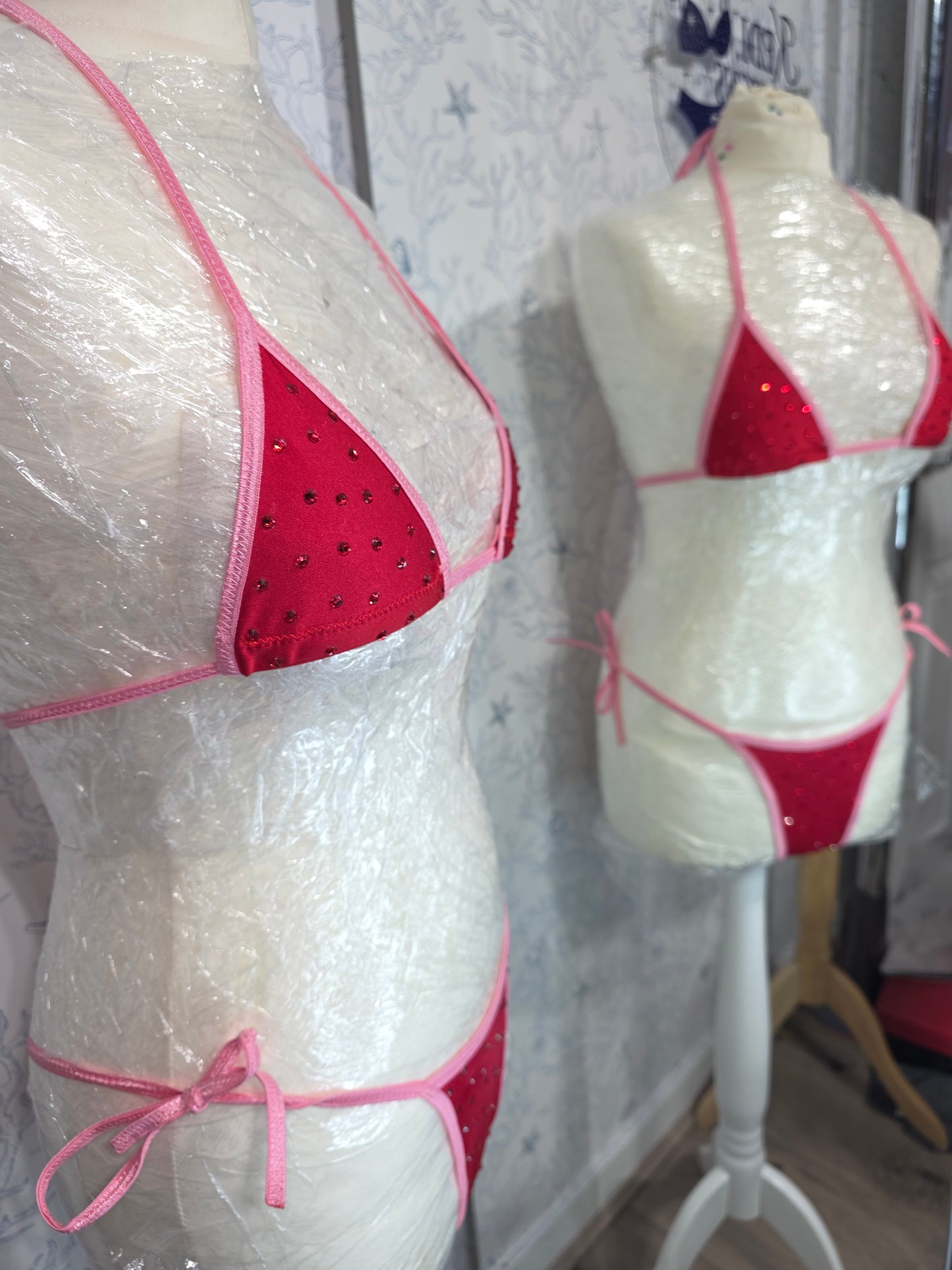 Red and Pink set 4 inch 6-12